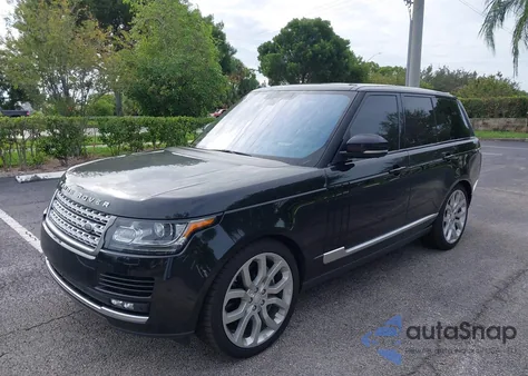 2016 Land Rover Range Rover Hse из США, поврежденный, VIN SALGS2VF8GA262704